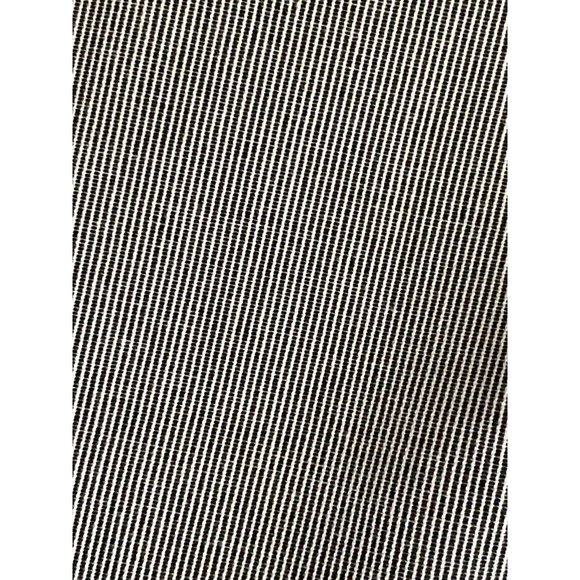 Akris Punto Gray Pinstripe High Rise Wide Leg Pants 8/ 32" X 30" Side Zip Belt - Picture 5 of 16